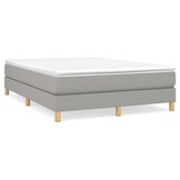 vidaXL Bedframe Lichtgrijs 140x190 cm - Nu met 35% Korting!