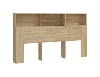 vidaXL Hoofdbordkast 180cm Sonoma Eiken - 35% Korting!