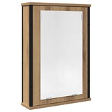 vidaXL Badkamerspiegelkast 42x12x60cm Bewerkt Hout - 35% Korting!
