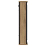 vidaXL Badkamerspiegelkast 42x12x60cm Bewerkt Hout - 35% Korting!