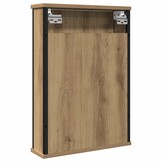 vidaXL Badkamerspiegelkast 42x12x60cm Bewerkt Hout - 35% Korting!