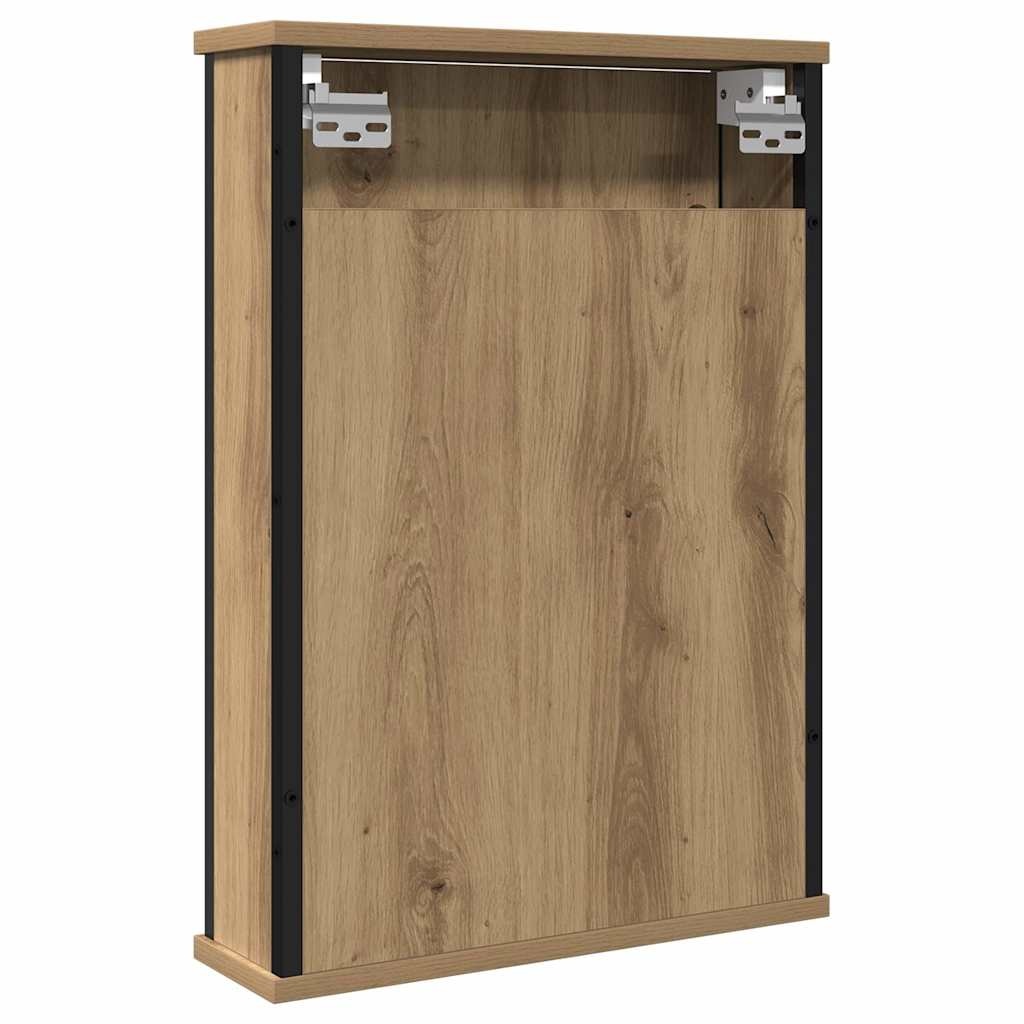 vidaXL Badkamerspiegelkast 42x12x60cm Bewerkt Hout - 35% Korting!