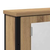 vidaXL Badkamerspiegelkast 42x12x60cm Bewerkt Hout - 35% Korting!