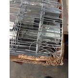 vidaXL Hondenhok met dak & ren - Staal - 60% korting