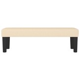 vidaXL Bankje Crème (100x30x30 cm) - 60% Korting!