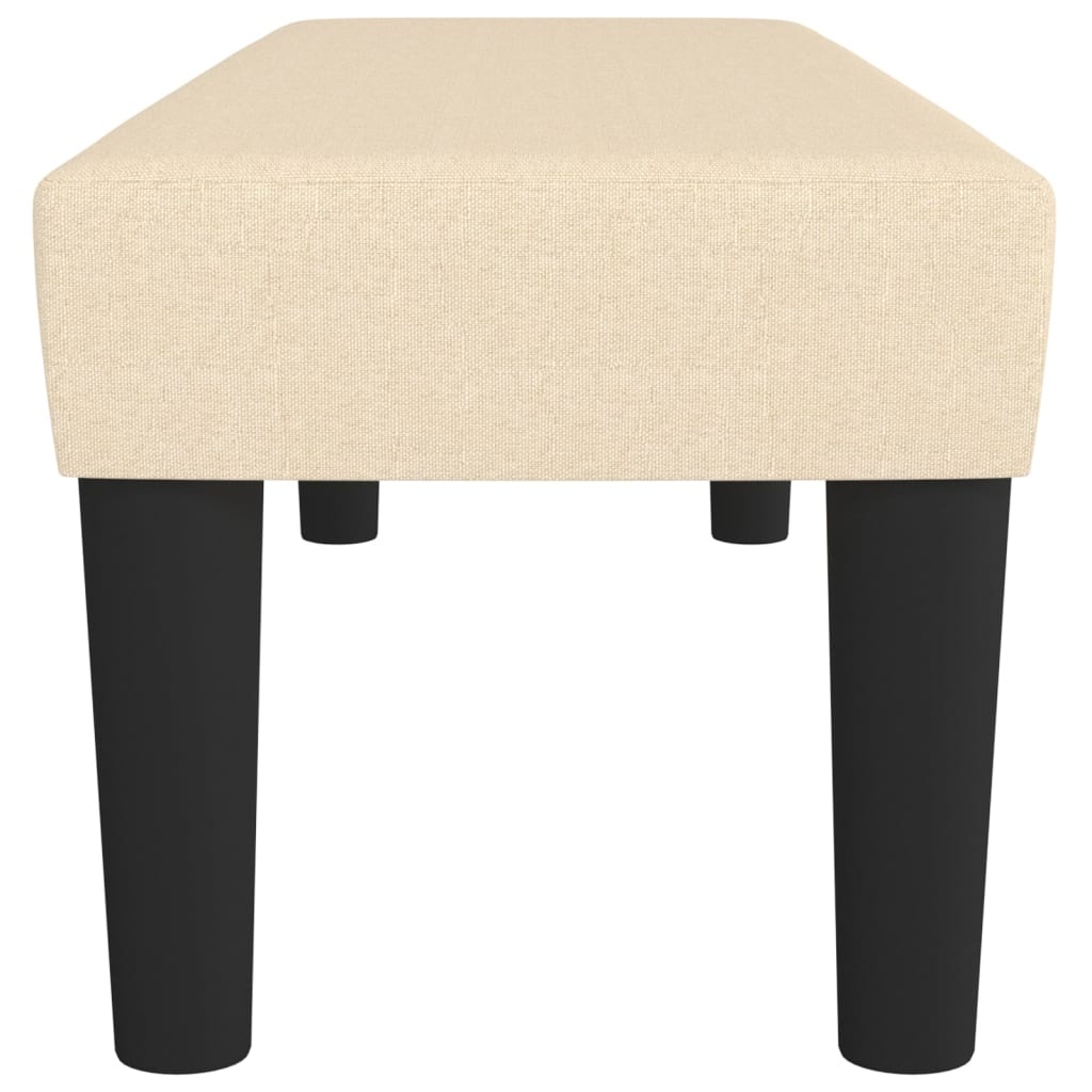 vidaXL Bankje Crème (100x30x30 cm) - 60% Korting!