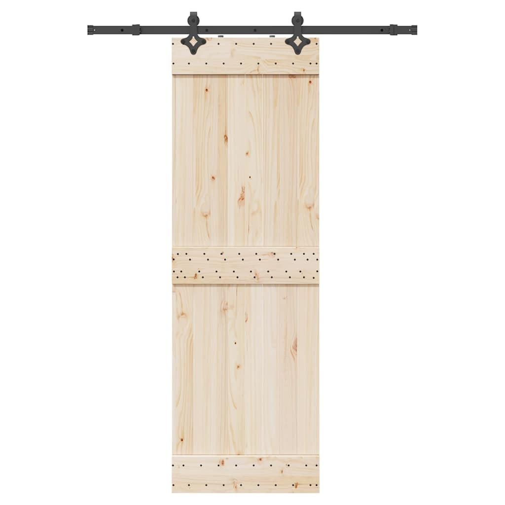 vidaXL Schuifdeurbeslag - 152,5 cm Staal Zwart - 35% Korting