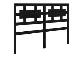 vidaXL Hoofdbord 165,5x4x100 cm - Massief Grenenhout Zwart | 54% Korting!