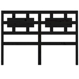 vidaXL Hoofdbord 165,5x4x100 cm - Massief Grenenhout Zwart | 54% Korting!