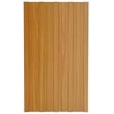 vidaXL Dakpanelen 12 st 80x45 cm gegalvaniseerd staal lichthoutkleurig