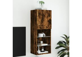 vidaXL TV-meubel gerookt eiken - 60% Korting!