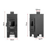 Houtkachel 7,5kW A+ ECO-DESIGN - Nu 35% Korting!
