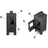 Houtkachel 7,5kW A+ ECO-DESIGN - Nu 35% Korting!