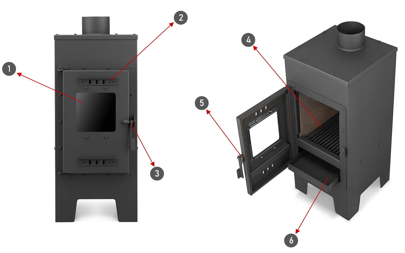 Houtkachel 7,5kW A+ ECO-DESIGN - Nu 35% Korting!