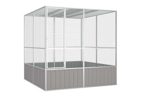 vidaXL Vogelkooi Gegalvaniseerd Staal - 30% Korting!