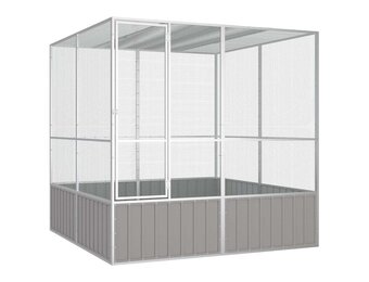 vidaXL Vogelkooi Gegalvaniseerd Staal - 30% Korting!