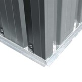 vidaXL Tuinschuur Metaal Grijs - 55% Korting