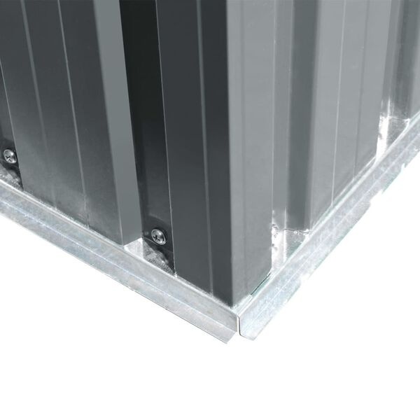 vidaXL Tuinschuur Metaal Grijs - 55% Korting