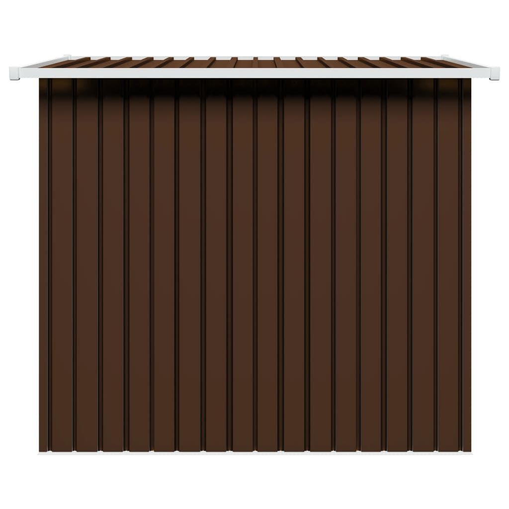 vidaXL Tuinberging 194x121x181 cm Staal Bruin - 55% Korting!