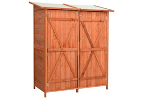 vidaXL Tuinschuur - Vurenhout - 136x75x160 cm - 35% Korting!