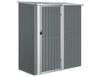 vidaXL Tuinschuur 180,5x97x209,5 cm Grijs - Nu met 60% Korting!