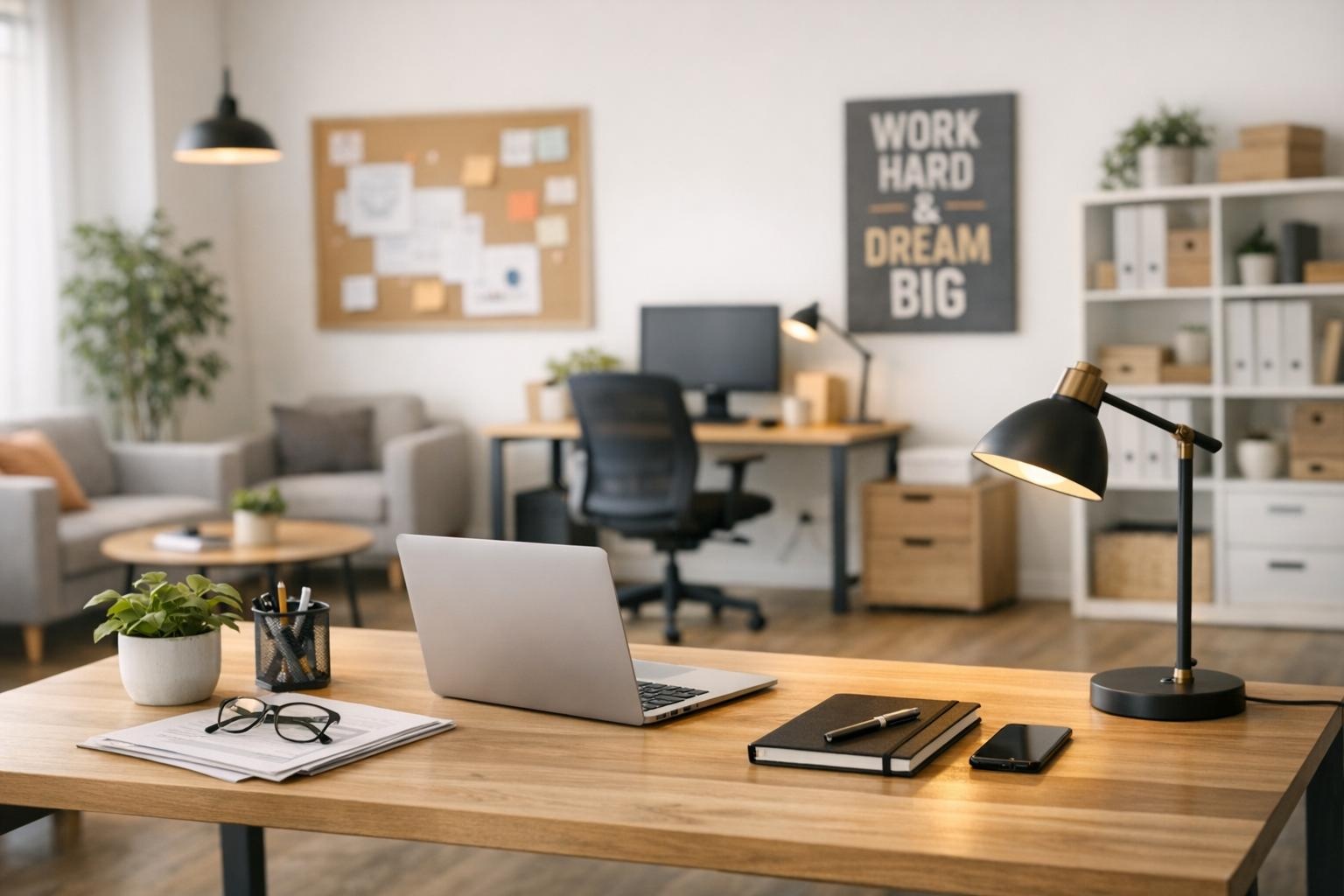 Kantoor inrichten als starter: professioneel ogen zonder grote investering