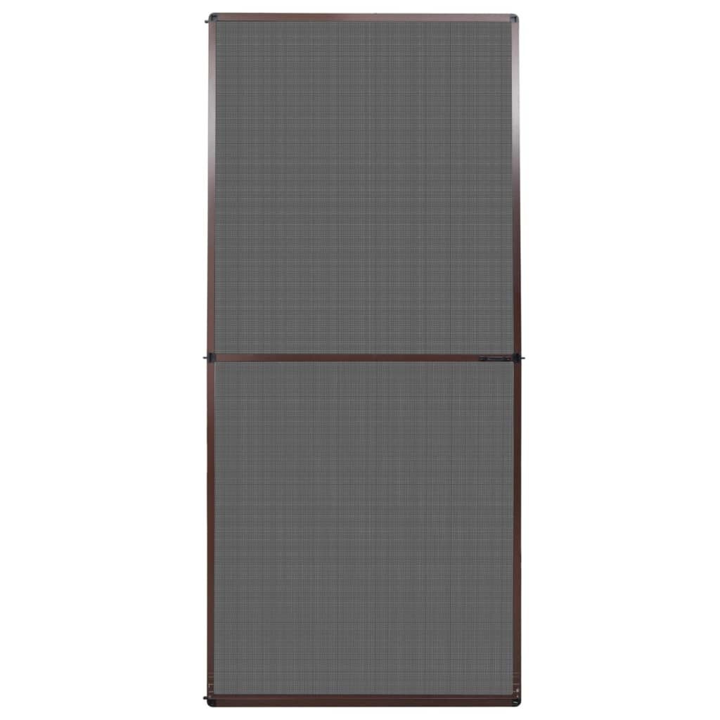 vidaXL Hordeur met scharnieren 100x215 cm Bruin - Nu met 47% Korting!