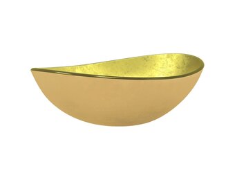 vidaXL Wasbak Gehard Glas Goudkleurig - Nu met 35% Korting!