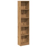 VidaXL Boekenkast 40x24x176 cm - 55% Korting | Bewerkt Hout