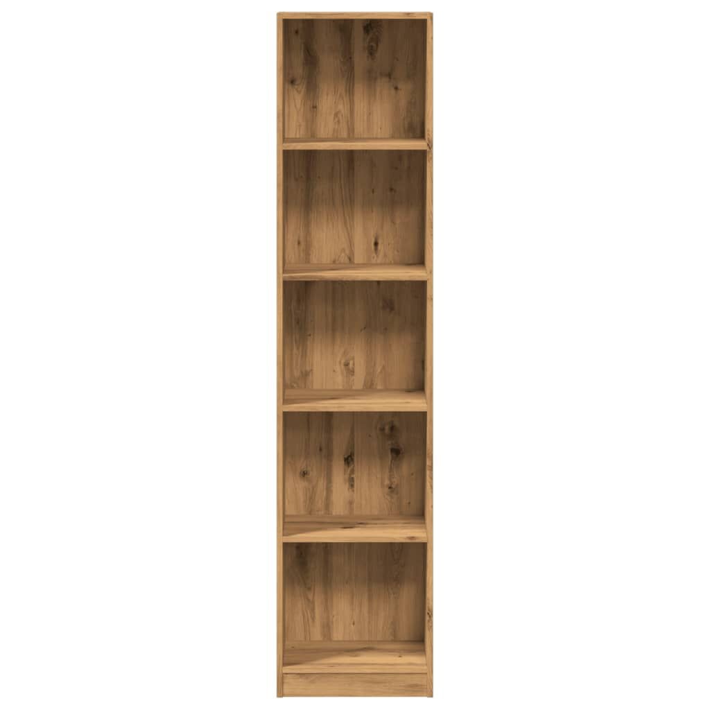 VidaXL Boekenkast 40x24x176 cm - 55% Korting | Bewerkt Hout