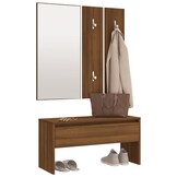VidaXL Garderobe Set - Bruin Eikenhout - 55% Korting