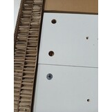 vidaXL Salontafel met Infinity LED 70x50x50 cm wit - 55% Korting!