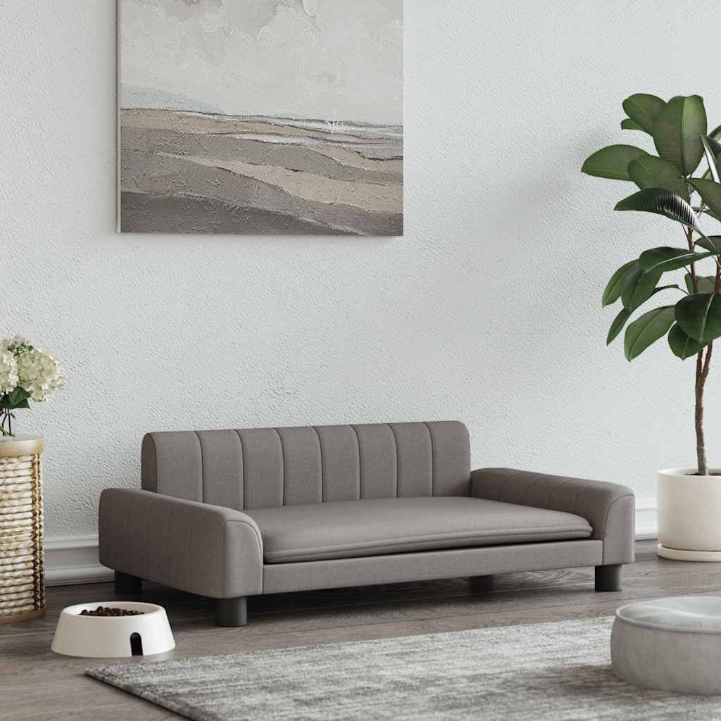 vidaXL Hondenmand Taupe 90x53x30cm - 35% Korting!