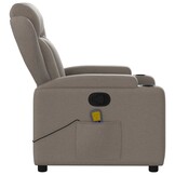 vidaXL Massagestoel Taupe - 30% Korting