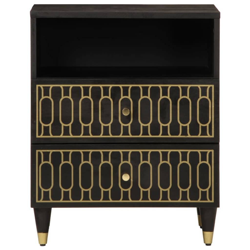 vidaXL Nachtkastje Massief Mangohout - 55% Korting!