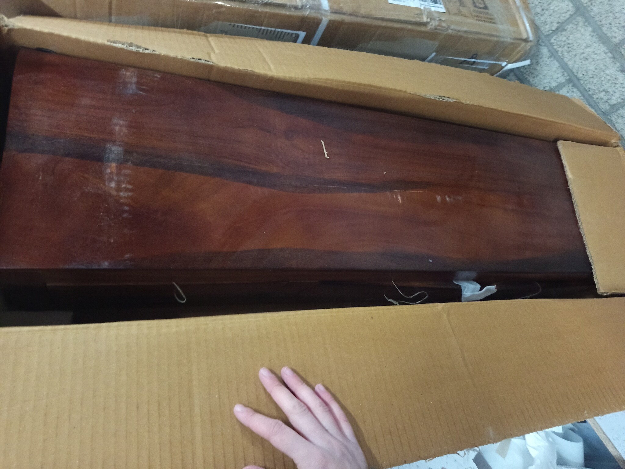 vidaXL Wandtafel Sheeshamhout 100x25x20cm - 55% Korting!