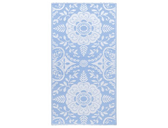vidaXL Buitenkleed ARAKIL 80x150 cm Babyblauw | 37% Korting