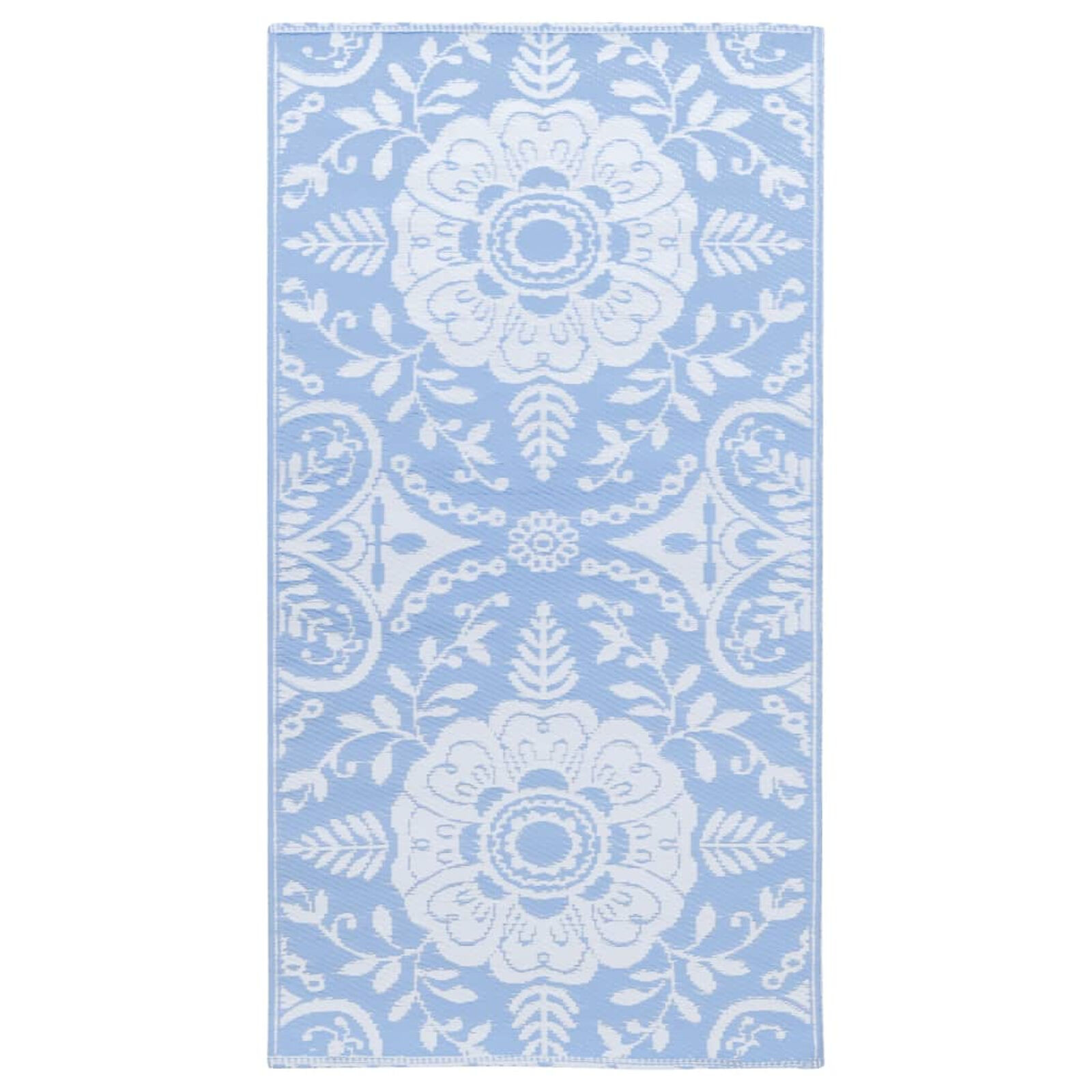 vidaXL Buitenkleed ARAKIL 80x150 cm Babyblauw | 37% Korting