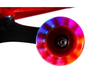 Rode Wiebelauto - Korting 35% - LED Wielen!