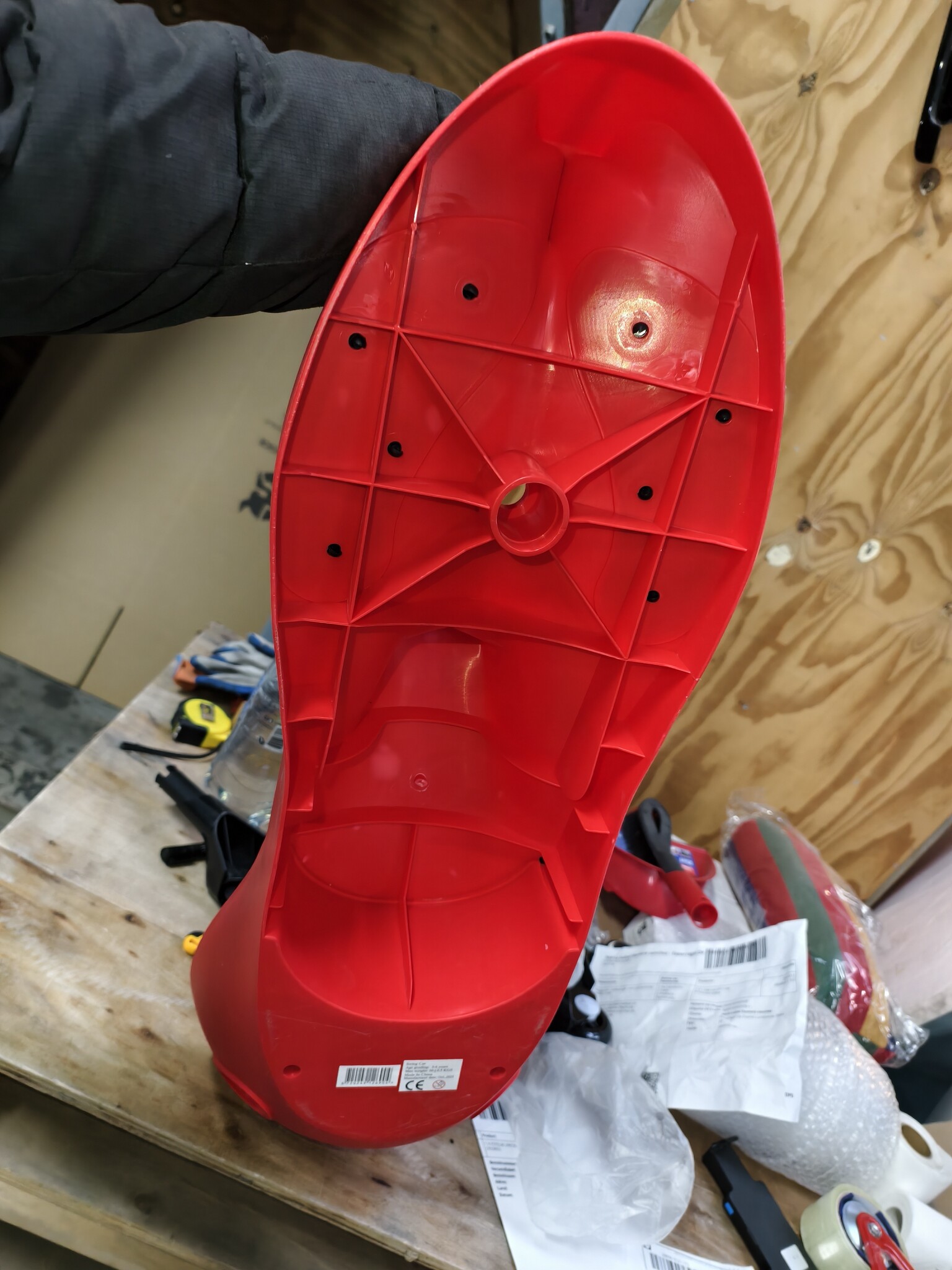 Rode Wiebelauto - Korting 35% - LED Wielen!