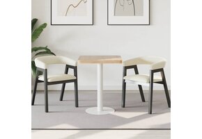 vidaXL Bistrotafel 60x60cm Lichtbruin - 55% Korting