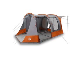 vidaXL Autotent Waterdicht - 35% Korting - Grijs/Oranje