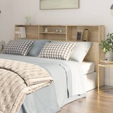 vidaXL Hoofdbordkast 200x19x103,5 cm Sonoma Eiken - 30% Korting!