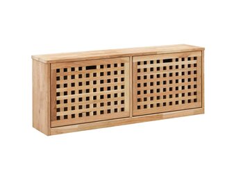 vidaXL Schoenenopbergbank Walnotenhout - 30% Korting