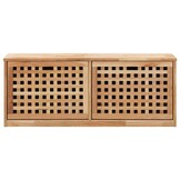 vidaXL Schoenenopbergbank Walnotenhout - 30% Korting