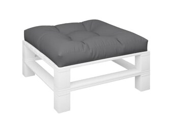 vidaXL Palletkussen Grijs - 80x80cm - 60% Korting!