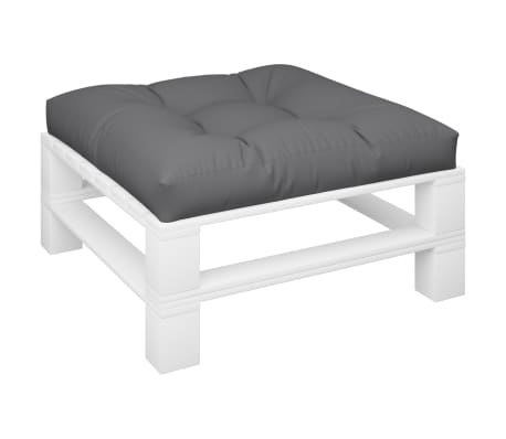 vidaXL Palletkussen Grijs - 80x80cm - 60% Korting!