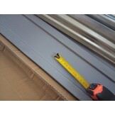 vidaXL Haardhoutschuur - 60% Korting! 163x83x154 cm Gegalvaniseerd Staal Grijs