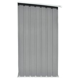 vidaXL Haardhoutschuur - 60% Korting! 163x83x154 cm Gegalvaniseerd Staal Grijs