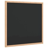 vidaXL Krijtbord Massief Grenen - 40x40 cm - Zwart - 55% Korting